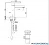 Kohlman Nexen 1-otworowa bateria umywalkowa QB100U